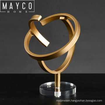 Mayco Modern Abstract Handmade Welded Metal Sculpture Interior Decoration